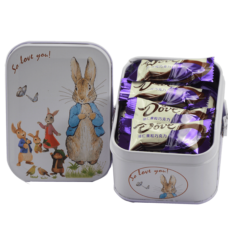 德芙巧克力铁盒装混合口味婚庆巧克力礼盒送朋友生日礼物喜糖巧克力