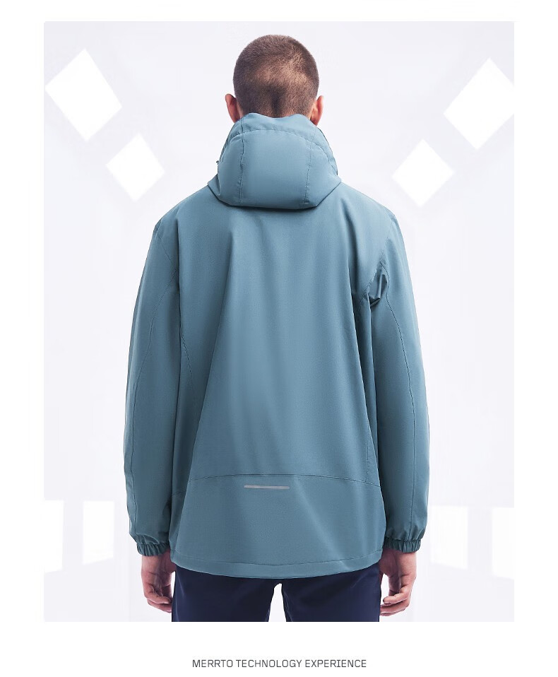 迈途(merrto)冲锋衣男士可拆卸三合一两件套抓绒内胆情侣款外套女冬季