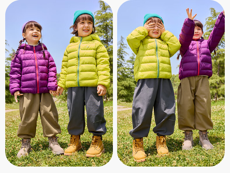 Dudu Kids Lightweight Down Jacket New Year Boys Girls Warm Winter Coat Baby Black Size 90 12