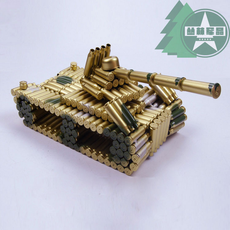 子弹壳工艺品摆件创意95壳坦克模型头壳工艺品退伍军人纪念品生日礼物