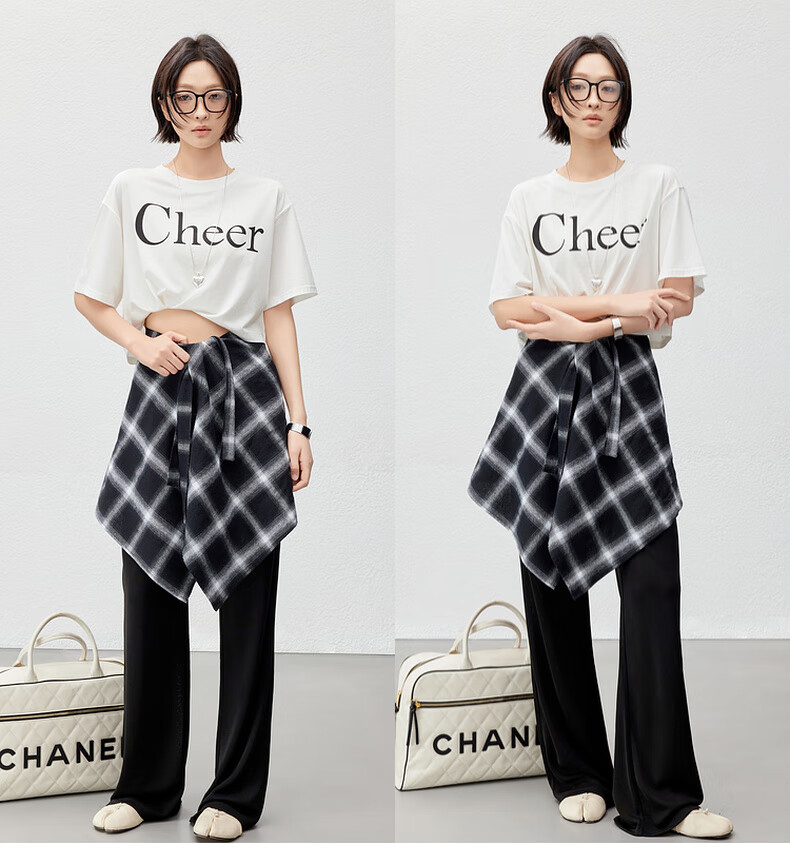 MEIYANG Ice Silk Casual Pants, Refreshing Summer Acetate Knit Straight-Leg Trousers, Black Regular Version, Size S 18