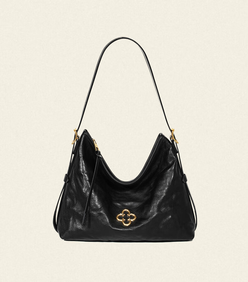 CASSILE [Celebrity Style] Cassile Tote Bag for Women, Vegetable Tanned Leather Light Luxury Crossbody Hobo Bag, Birthday Gift 22