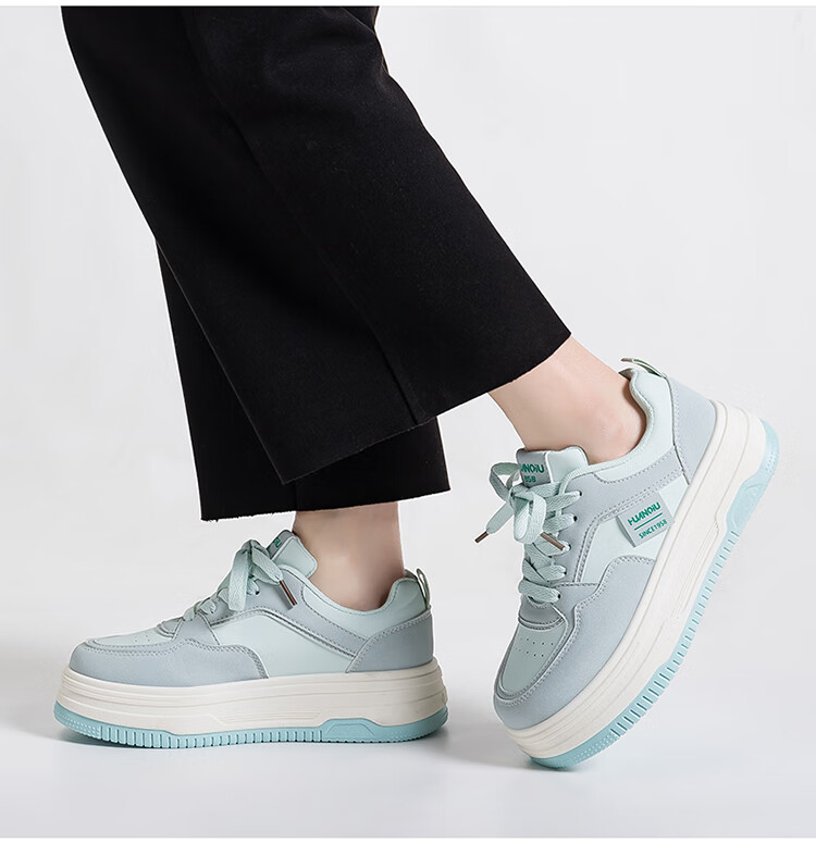 HUANQIU Short Student Lazy Soft-Soled Lightweight Retro Versatile 2026 Spring New Maillard Breathable Sneakers 12