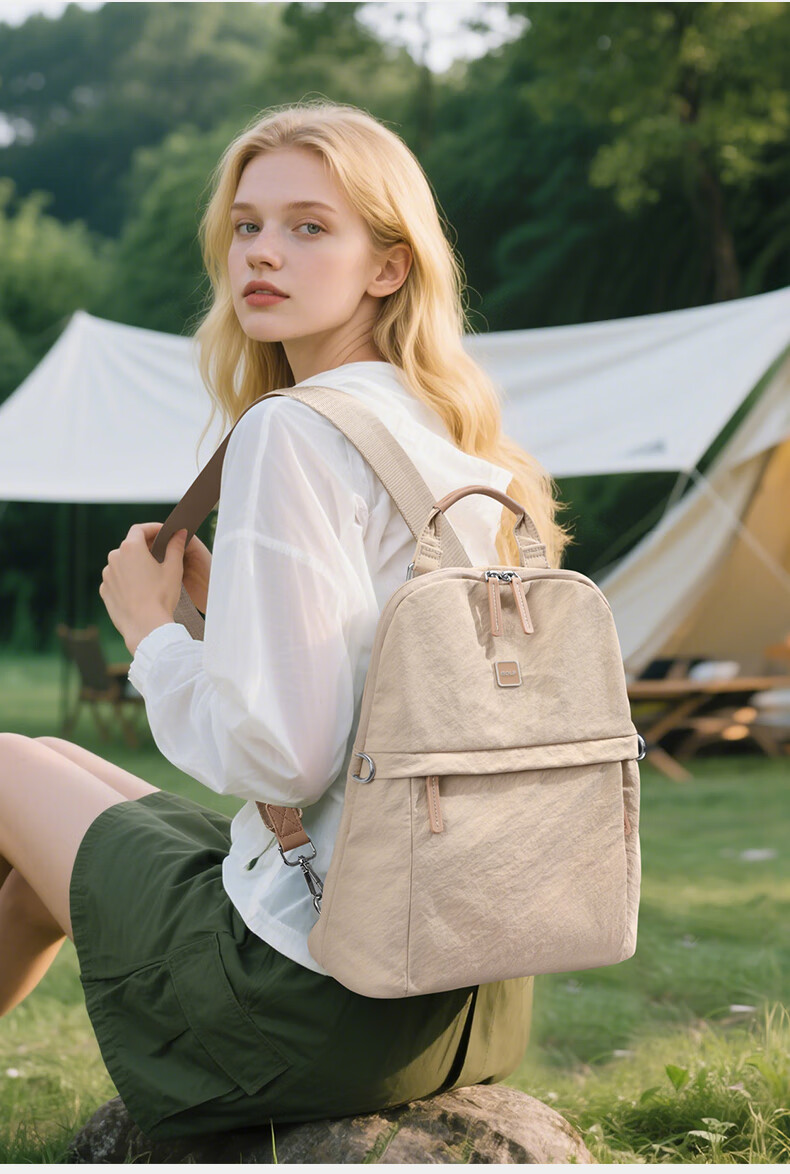 GOLF Women's Casual Backpack, 14-Inch Laptop Bag, Crossbody Bag, Travel Bag, Birthday Gift for Wome 3