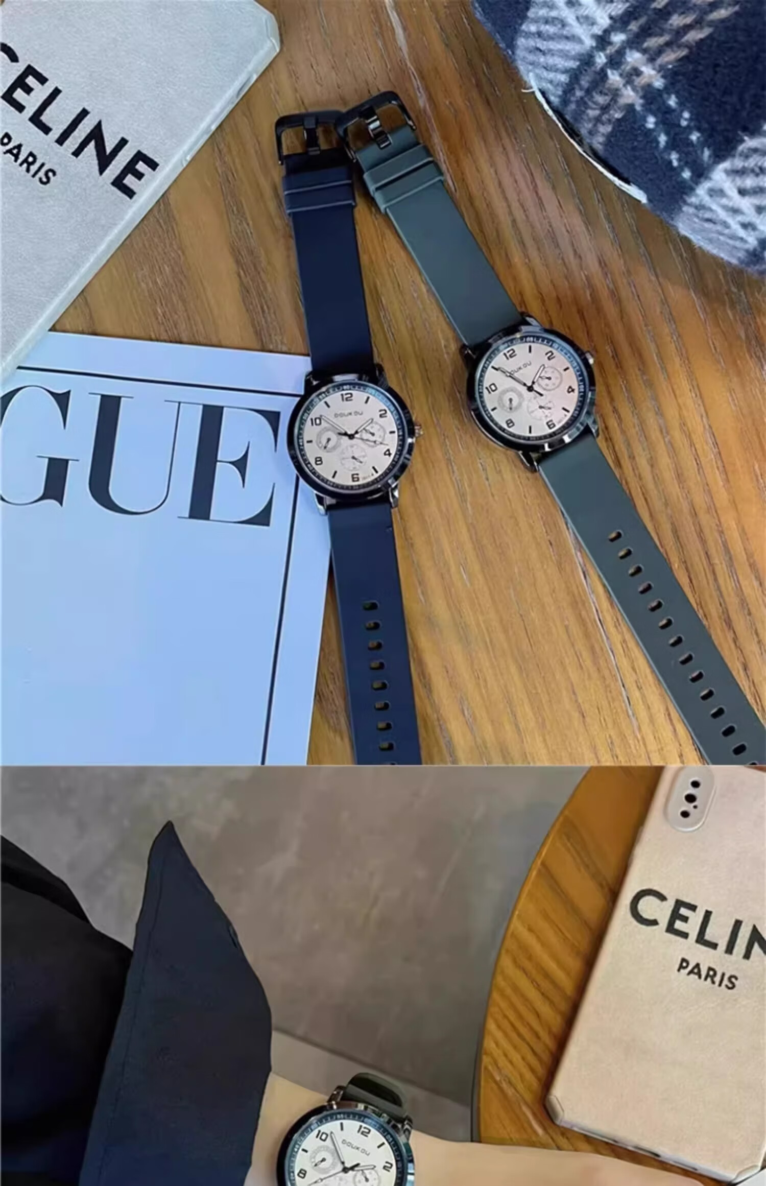 GEORGCOUNT American Retro Exam Watch for Women And Men, Teenagers, Middle And High School Students, Silent Waterproof Quartz Watch 14