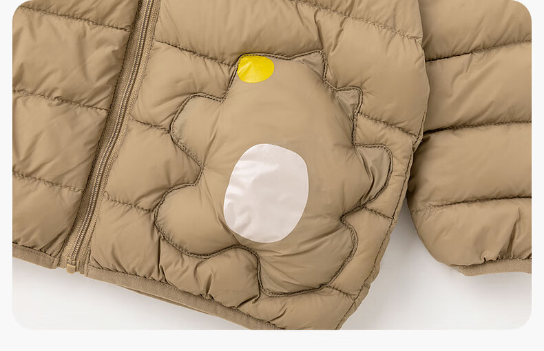 Dudu Kids Children's Down Jacket Cold-Resistant Winter Coat Boys Girls Warm New Year Clothing Black Size 80 33