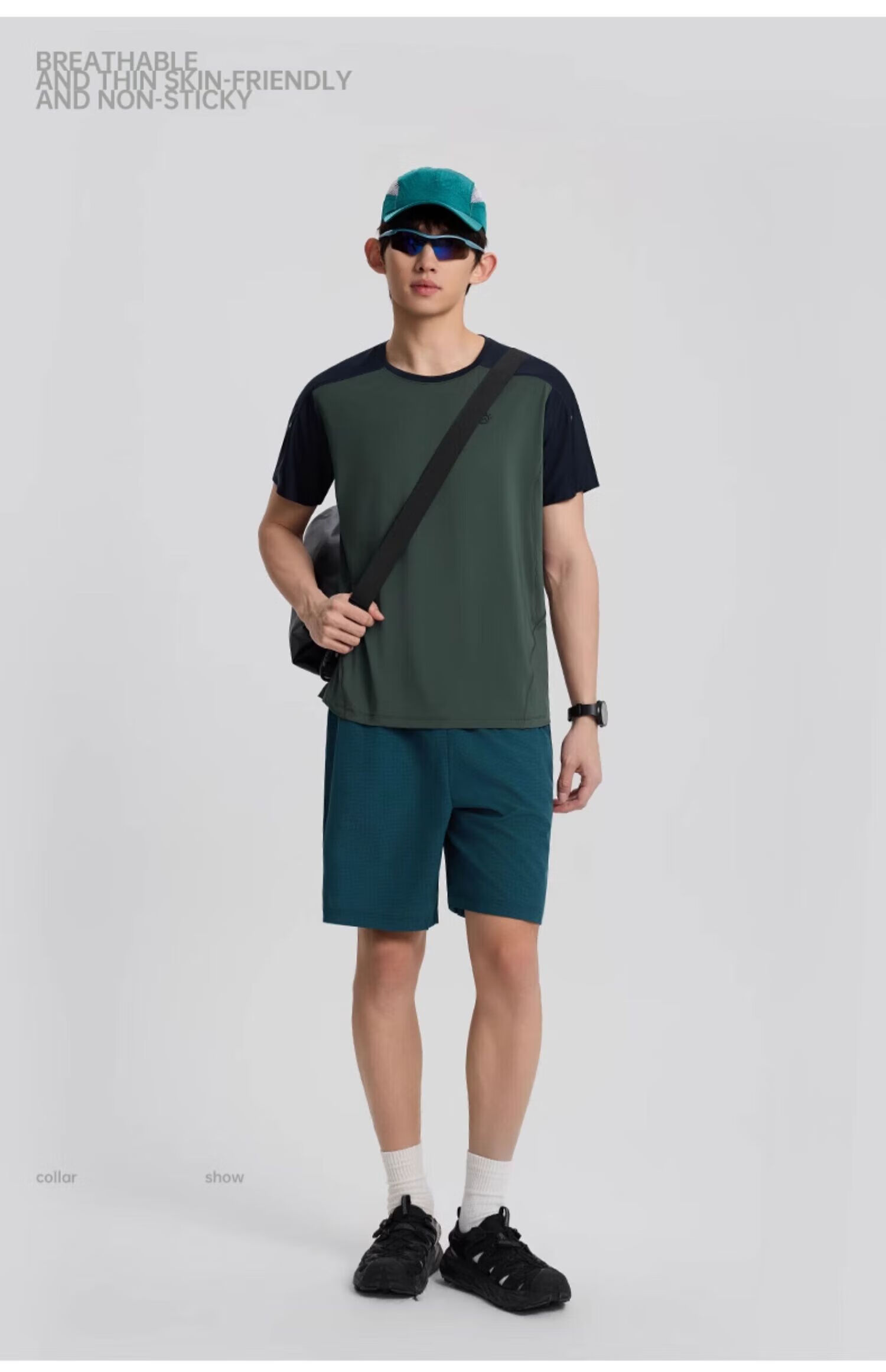 Tantuo Short Sleeve Quick-Dry Breathable Moisture-Wicking T-Shirt 63