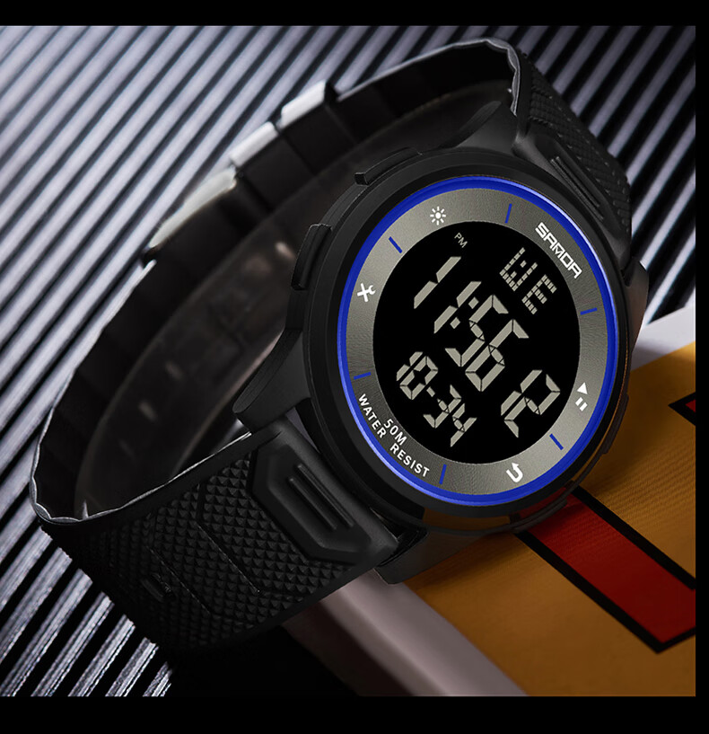 GEORGCOUNT Men's Watch Student Teenage Junior High School High School Multi-function Waterproof Luminous Children's Boys Electronic Watch 4