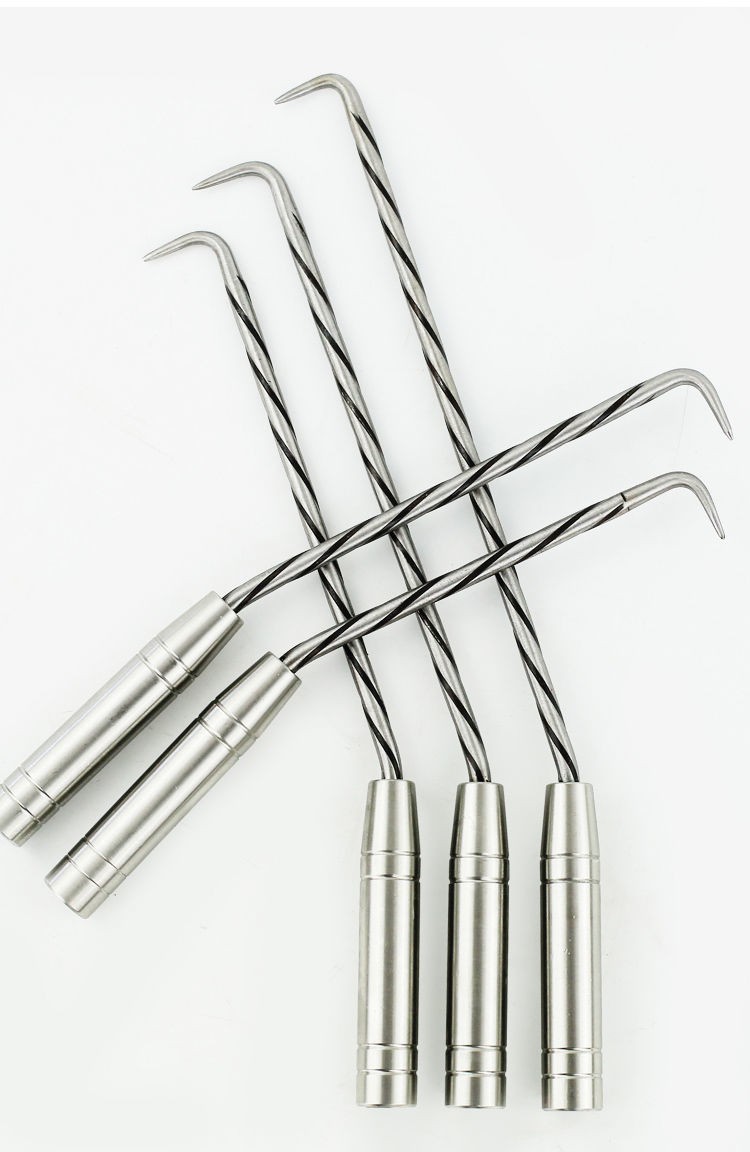 皮乃登新洪华硬钢筋钩扎钩钢筋绑钩桩心钢耐敲打扎丝钩不锈钢扎勾钩子