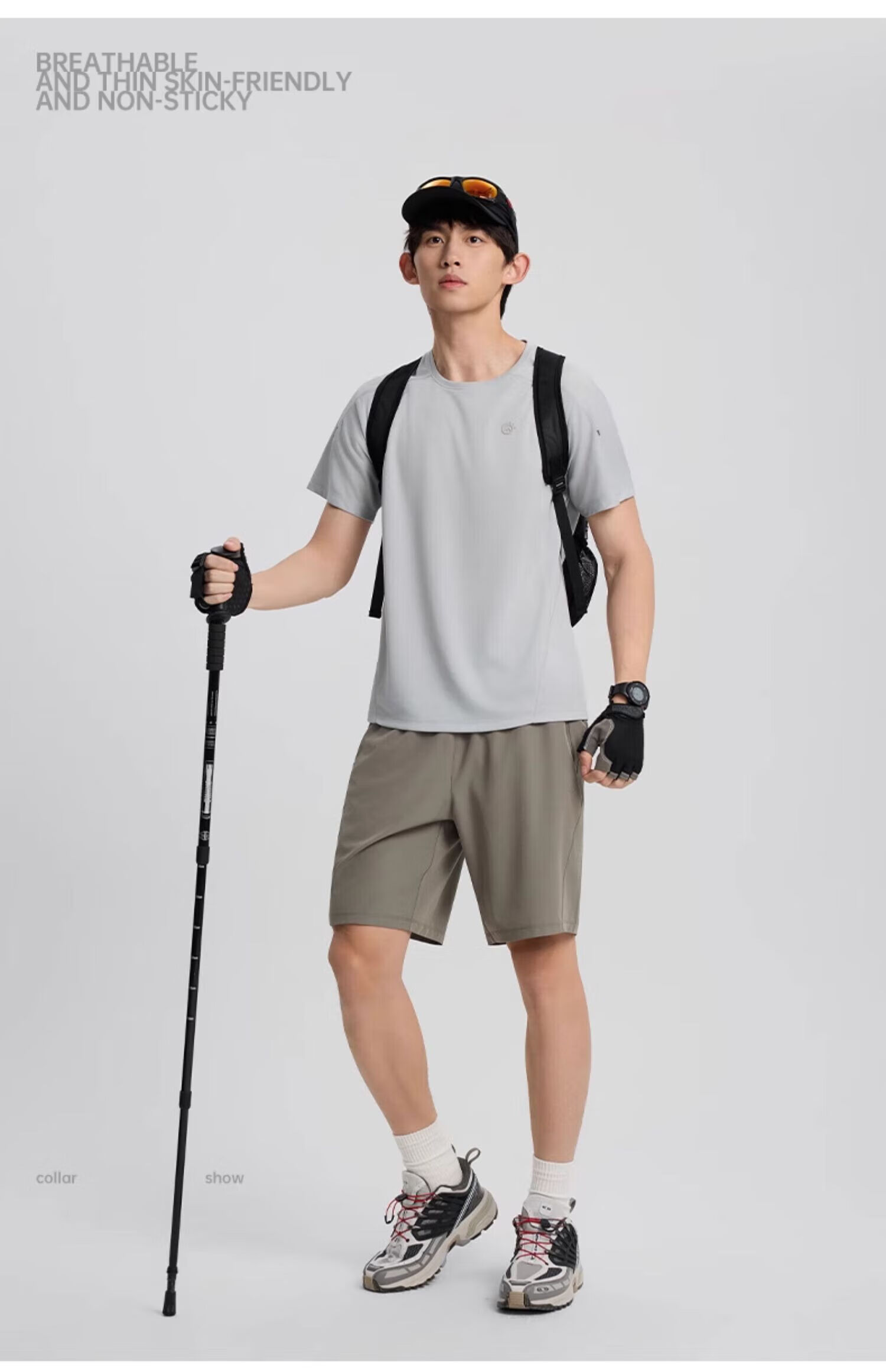 Tantuo Short Sleeve Quick-Dry Breathable Moisture-Wicking T-Shirt 58