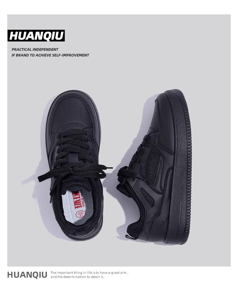 Global Thick-Soled Black Sneakers for Women Spring Summer 2026 New Trendy Versatile Casual Sporty Height-Increasing Shoes for Women 10