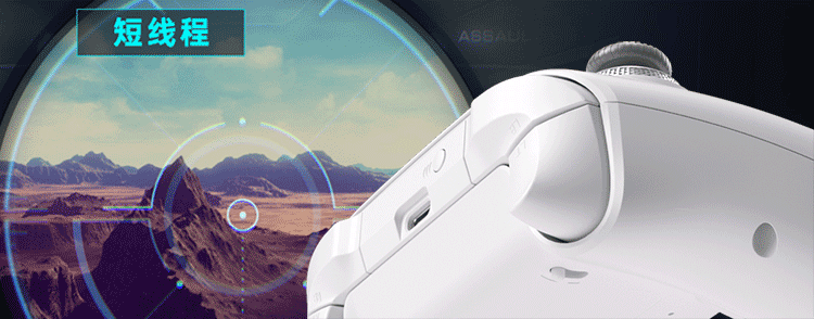 ThundeRobot G80 Thunder Blade Wireless Game Controller with HD Speaker, Force Feedback Switchable Joystick, Character Switching, Xbox-Like Bluetooth Motion Sensing PC Computer NS TV Steam White 18
