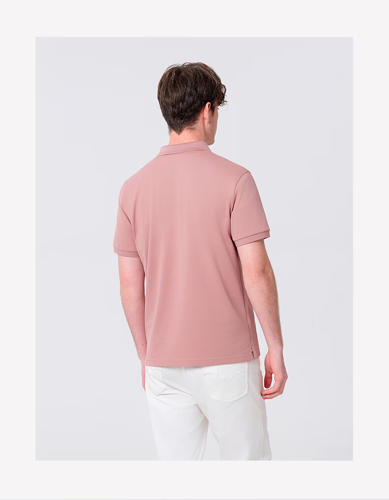 Goldlion GY Short Sleeve Polo Shirt Men Cotton T-Shirt TSF0048-ND153A White M 8