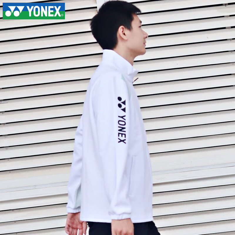 YONEX Autumn Winter Badminton Long Sleeve Hoodie Jacket Sportswear Men’s 150094BCR White L 6
