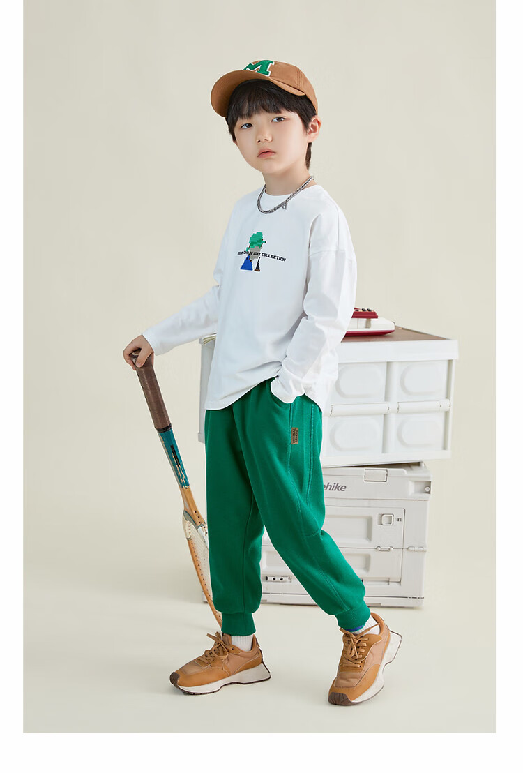 Duoduojia [Comfortable Fit] Children's Pants Spring And Autumn Style, Boys' Sweatpants | Fashionable Versatile Casual Joggers for Older Kids 13
