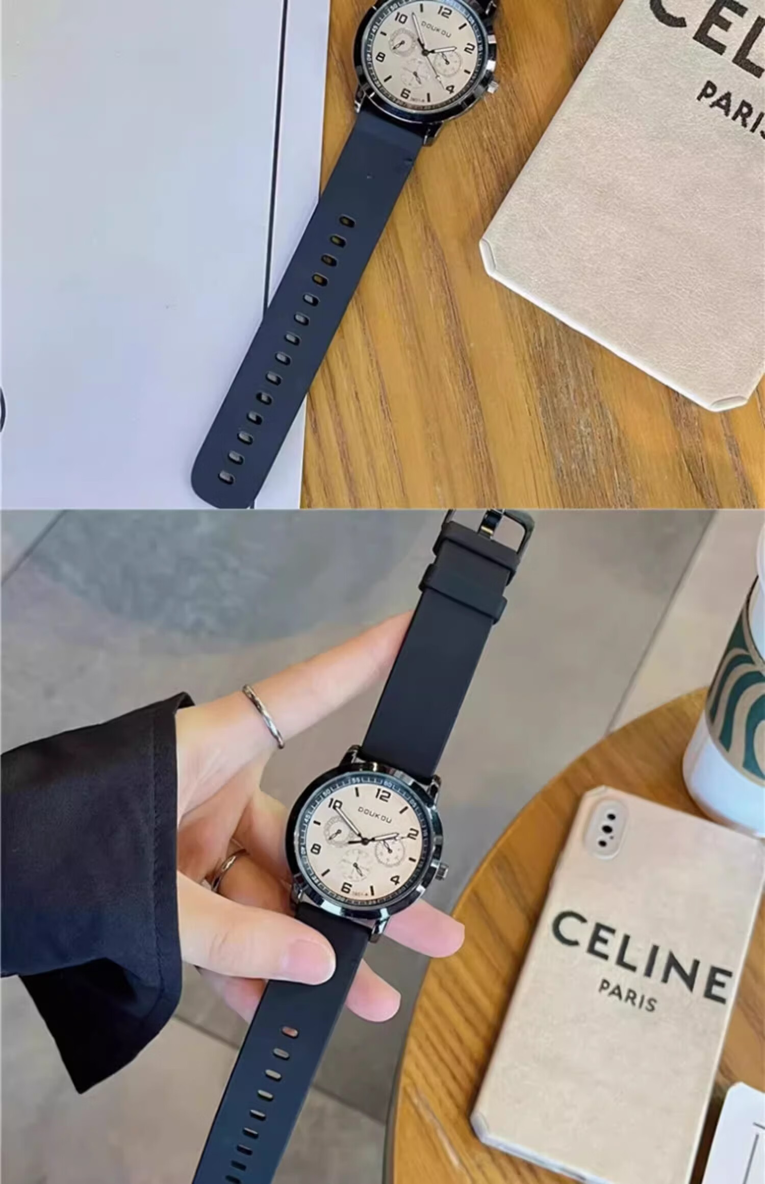 GEORGCOUNT American Retro Exam Watch for Women And Men, Teenagers, Middle And High School Students, Silent Waterproof Quartz Watch 30