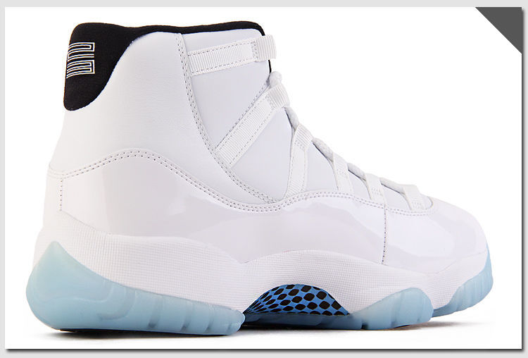 高帮篮球鞋legend blue传奇蓝 白蓝 男女同款 情侣运动鞋 纯原aj11高