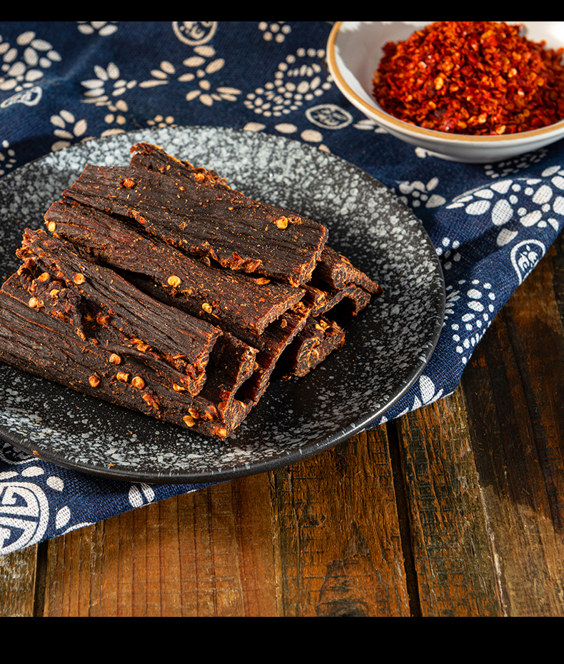【巫溪馆】原野丰手撕风干牛肉干香辣原味重庆巫溪特产小吃零食 原味