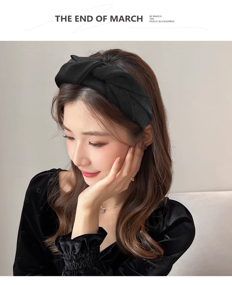Dongyiyanxuan New Year Gift Headband for Women, High-End Hair Accessory with Teeth, Non-Slip Face-Washing Headband, Luxurious Crystal Hair Clip, Elegant Hair Ornament 6