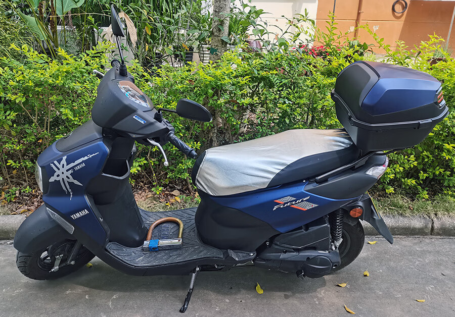 适用 雅马哈旭鹰后备箱巧格i125福喜巡鹰福颖踏板摩托车改装尾箱 豪迈