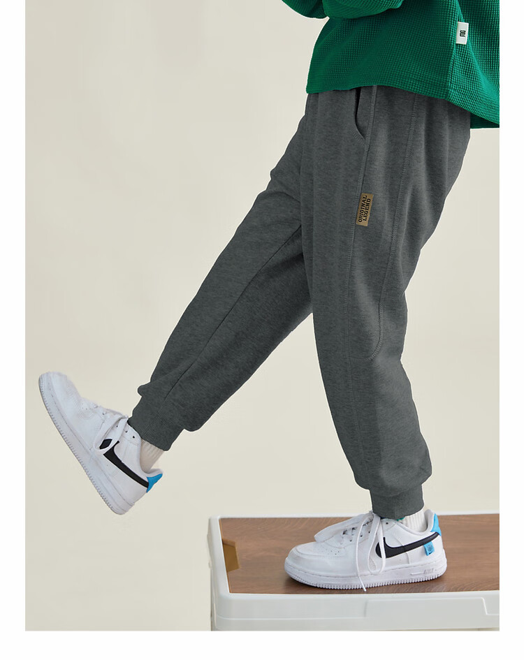 Duoduojia [Comfortable Fit] Children's Pants Spring And Autumn Style, Boys' Sweatpants | Fashionable Versatile Casual Joggers for Older Kids 18