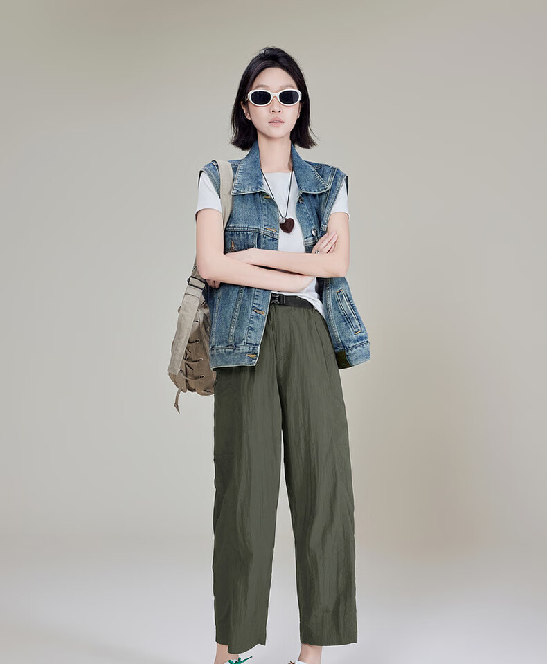 MEIYANG Hiking Shorts, Sun Protection UPF50+, Cool Feeling Casual Pants [Large Size 70 in Stock], Army Green, S 32