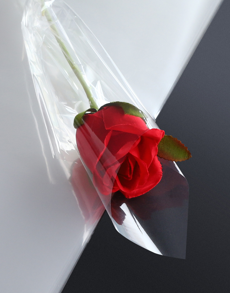 适用于抖音同款透明玻璃纸烘培包花纸卷筒防水防尘塑料鲜花包装纸花束