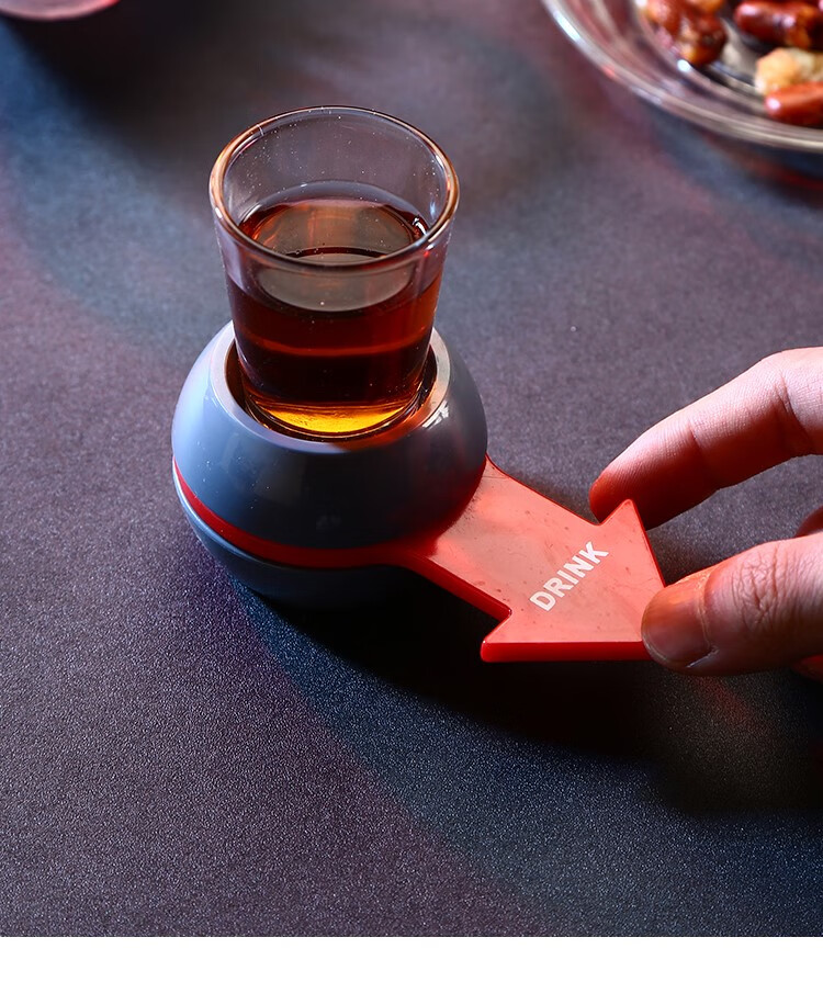 临尘 喝酒玩具俄罗斯转盘ktv酒桌游戏喝酒娱乐玩具喝酒游戏转盘 酒吧