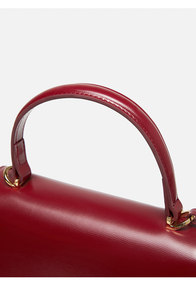 La Festin Leather Handbag for Women, Red Crossbody Bag, Niche Tote Bag, Birthday And Valentine's Day Gift 8