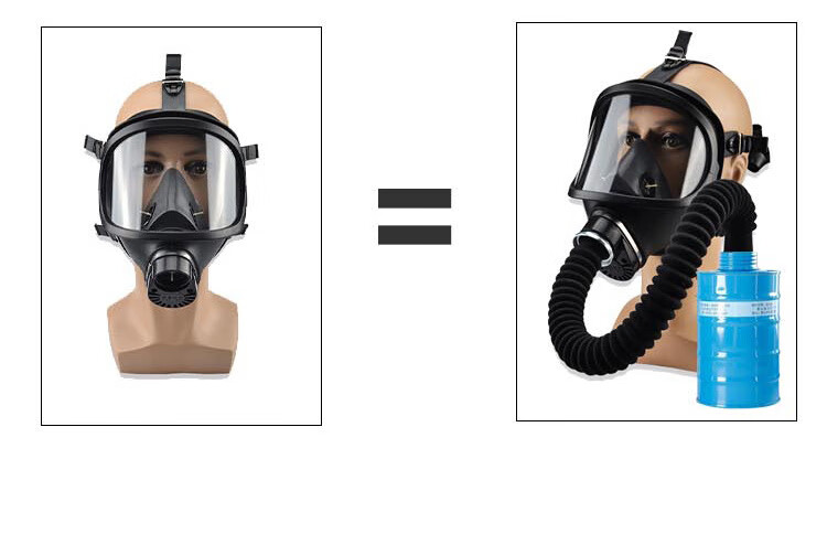 Hulidun Level 3 Gas Filter Canister for Gas Mask, Toxic Gas Protection, Hydrogen Cyanide Resistant, No.1 Filter Canister 8