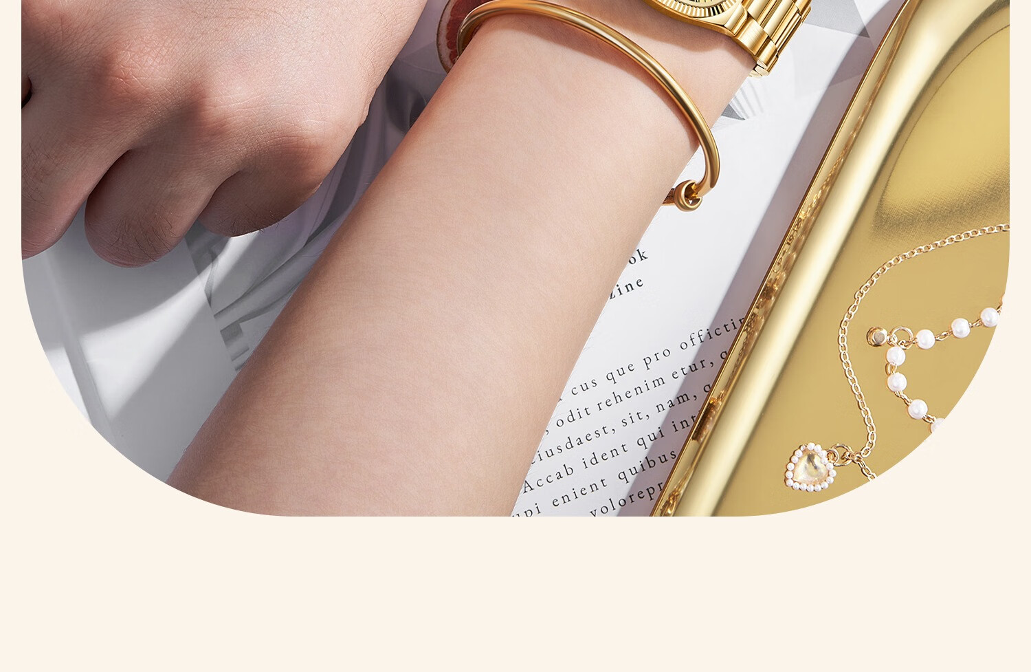 MONTAGUT Women's Watch, Fashionable Luxury Diamond-Studded Watch, Versatile Business Style Waterproof Couple Wristwatch, Qixi Festival Gift 11
