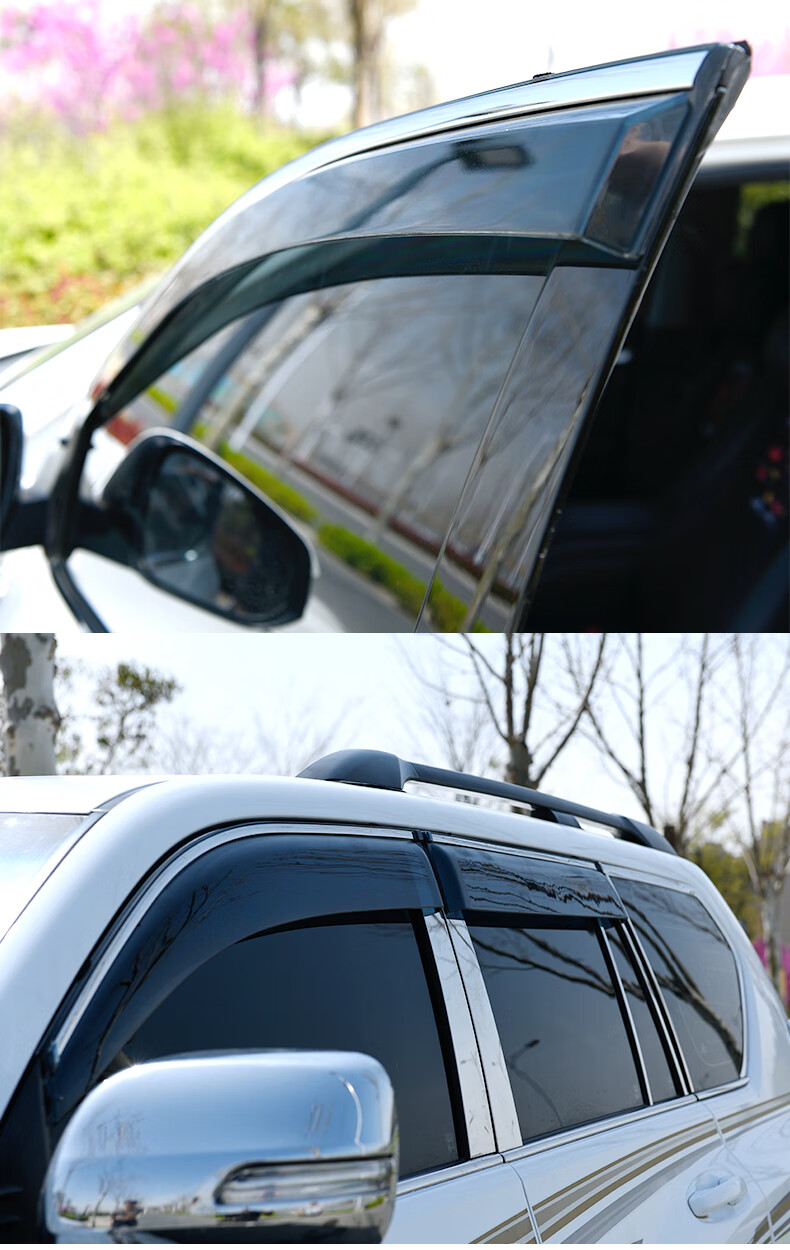 雨挡汽车遮挡雨板 15-22年款奥德赛【纯黑色有机玻璃十年质保】【图片