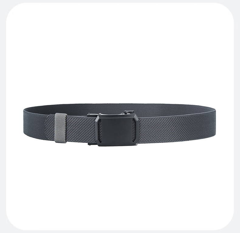 TFO Competition-Grade Automatic Waist Belt, Outdoor Tactical Woven Belt Fashionable Trouser Belt 2802415, Gray 7