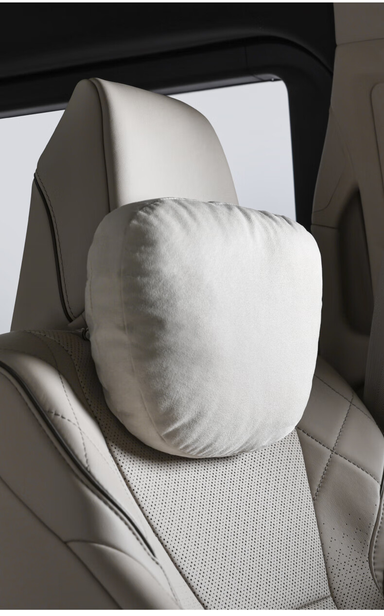 BIMLL Car Headrest Mercedes-Maybach S-Class Lumbar Support Soft Suede Car Pillow Universal for All Seasons 12