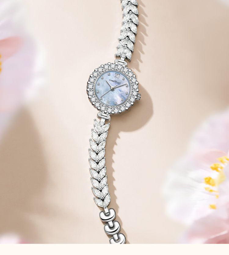 COMLORVEI Flashing Wheat Ear Bracelet, Sweet Girl Exquisite Versatile Wristwatch, British Watch Gift for Women 677 5