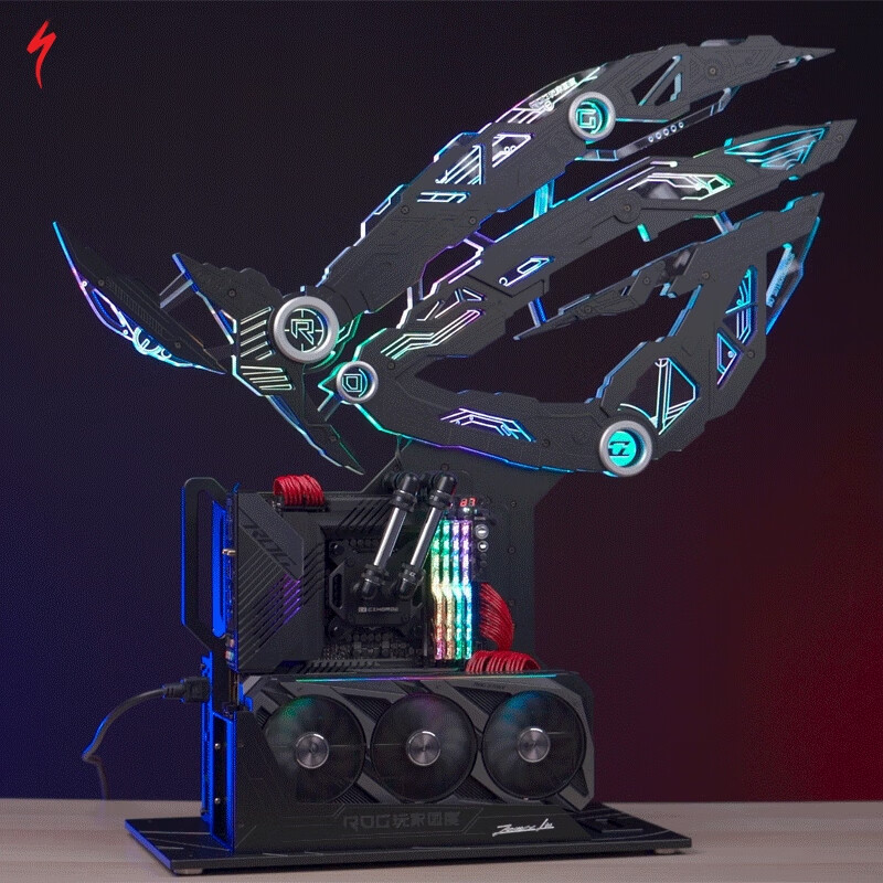 败家之眼机箱 华硕rog信仰 败家之眼 沫子 童童同款限量电竞游戏台式