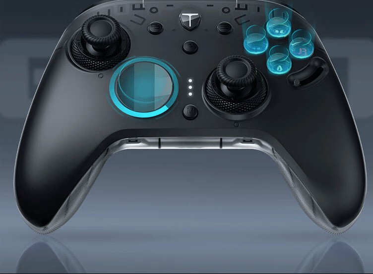 ThundeRobot G80 Thunder Blade Wireless Game Controller with HD Speaker, Force Feedback Switchable Joystick, Character Switching, Xbox-Like Bluetooth Motion Sensing PC Computer NS TV Steam White 15