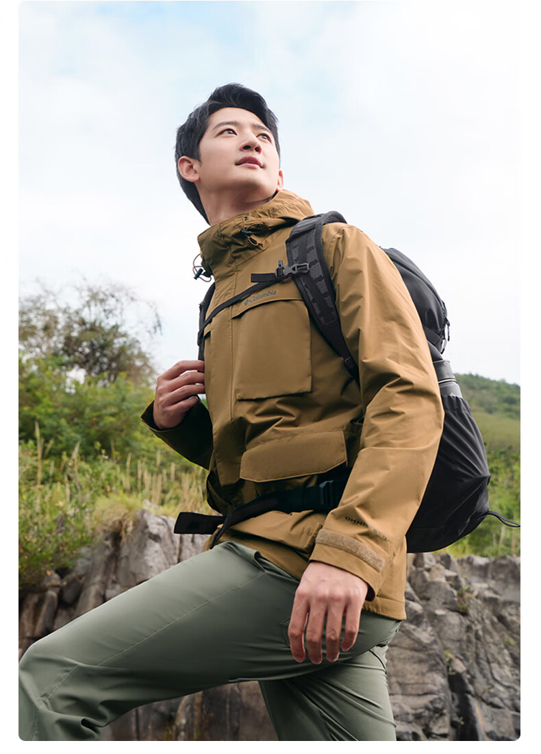 Columbia Outdoor, New 2025 Men's And Women's Waterproof Jacket, Casual Coat WE5369 23