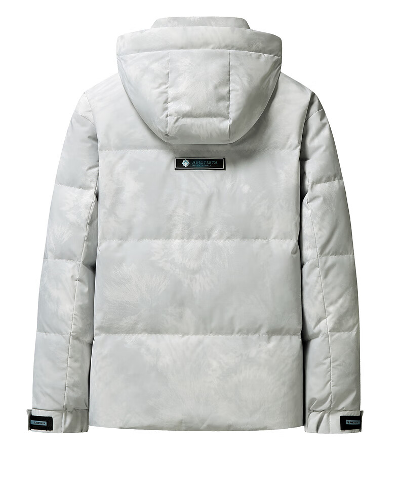 YAYA Purple Diamond Series Men's Short Down Jacket Winter Thickened Fashion Hooded Youth Trendy Coat 14
