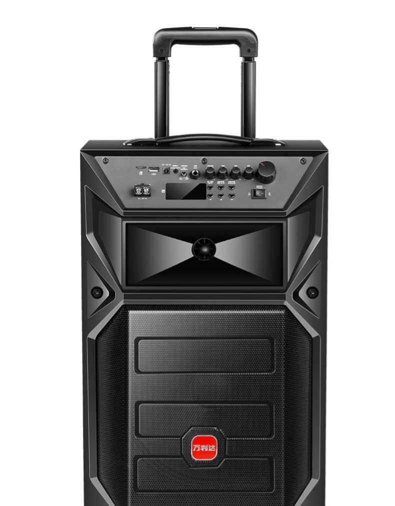 万利达广场舞音响无线蓝牙户外k歌音箱家用e8/e12大功率重低音 12寸