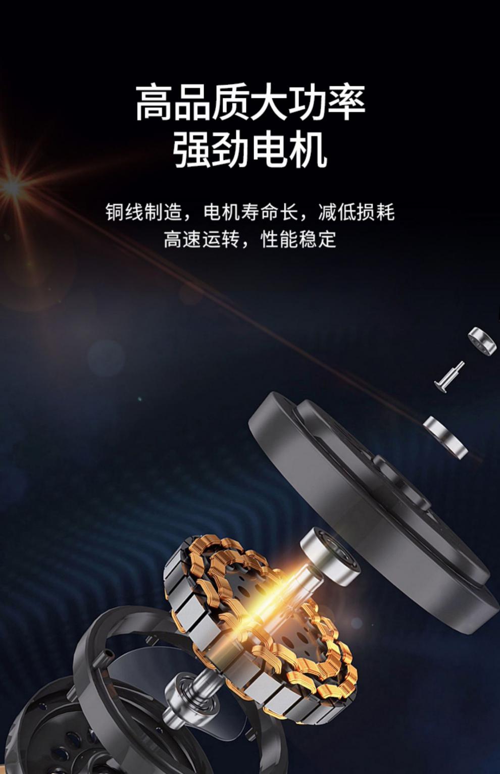 2022新款飞碟牌吊扇同款 吊扇风扇家用客厅餐厅大风力老式工业三叶吊