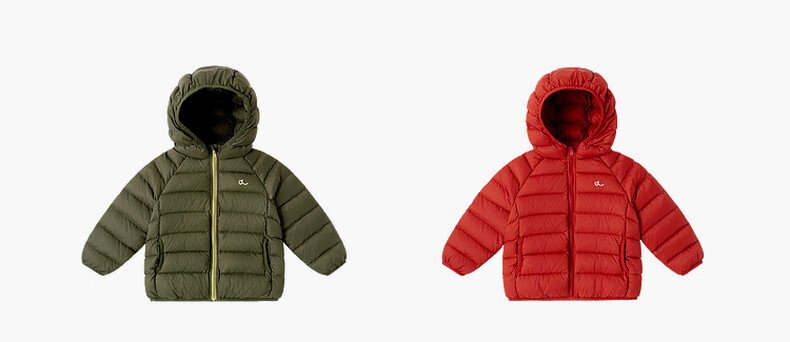 Dudu Kids Lightweight Down Jacket New Year Boys Girls Warm Winter Coat Baby Black Size 90 6