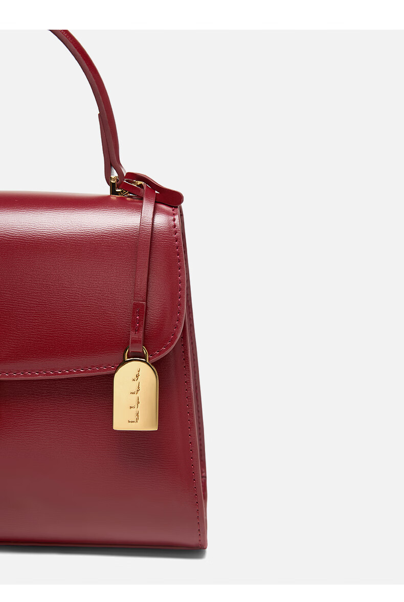 La Festin Leather Handbag for Women, Red Crossbody Bag, Niche Tote Bag, Birthday And Valentine's Day Gift 6