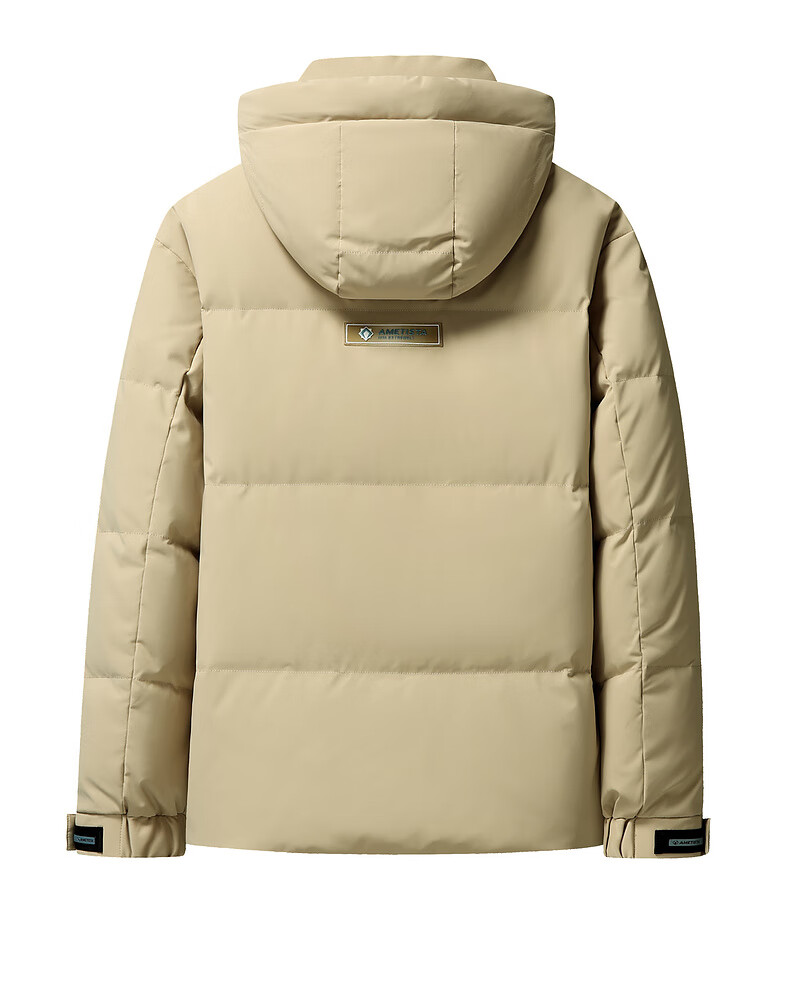 YAYA Purple Diamond Series Men's Short Down Jacket Winter Thickened Fashion Hooded Youth Trendy Coat 17
