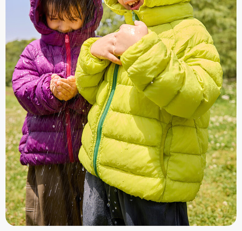 Dudu Kids Lightweight Down Jacket New Year Boys Girls Warm Winter Coat Baby Black Size 90 2