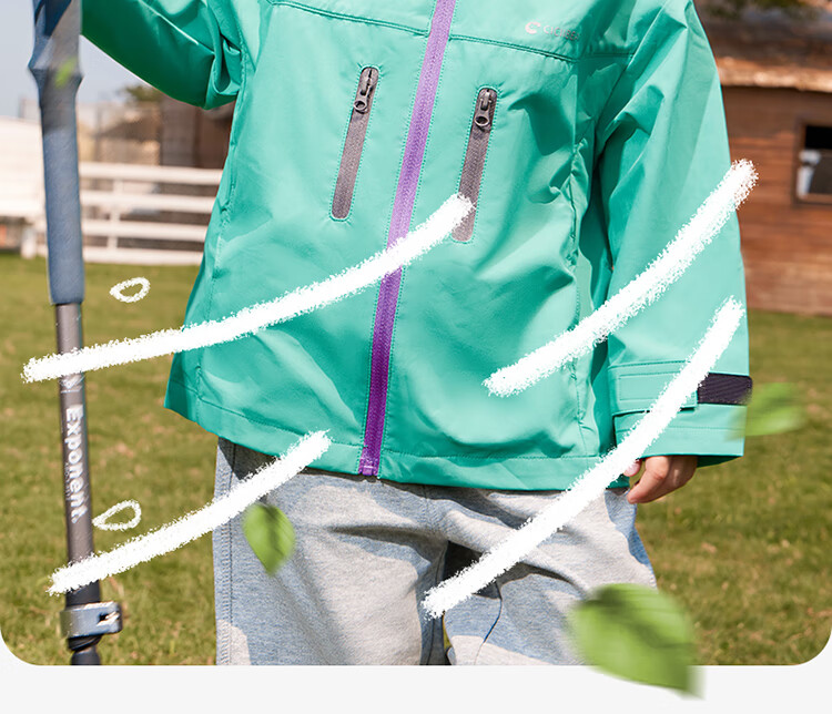 Ciciibear [Xiaodanjiaosanfang] Ciciibear Baby Windbreaker Jacket for Boys And Girls, Spring And Autumn Style 2025 New Model Children's Soft Shell Coat 9