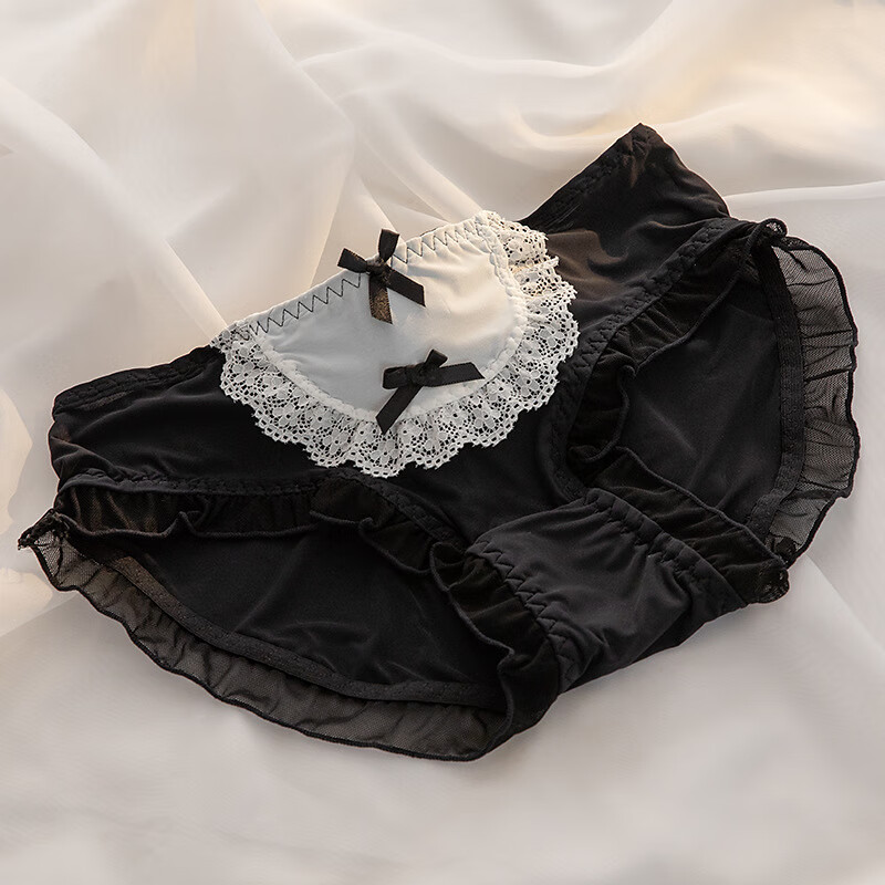 笑眯猫女生内裤中学生少女高中生棉质裤衩女13-15岁卷边蝴蝶结三角裤