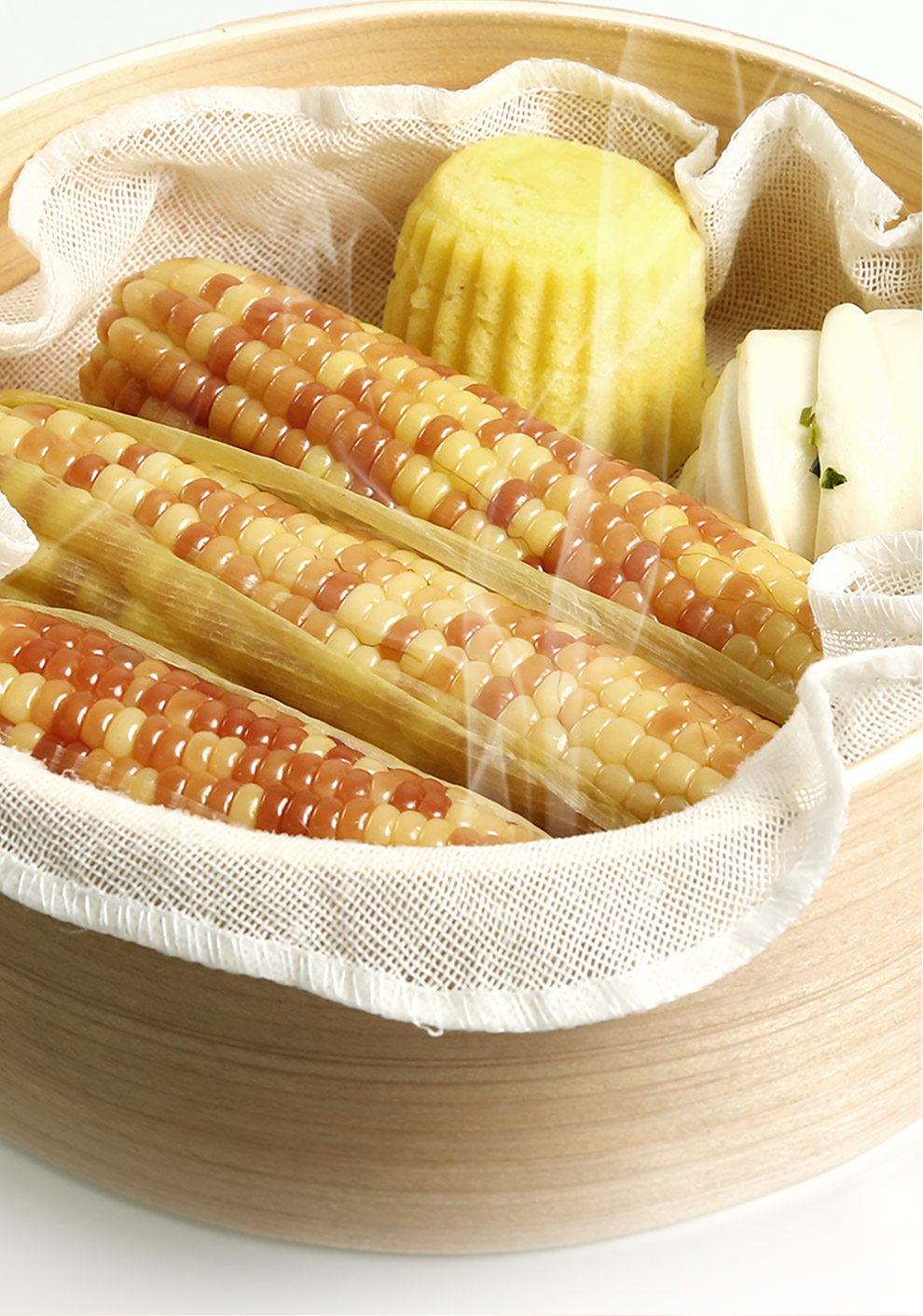 云南西双版纳彩糯玉米 香甜玉米棒 粘玉米(净重3斤,约6-8根)【图片