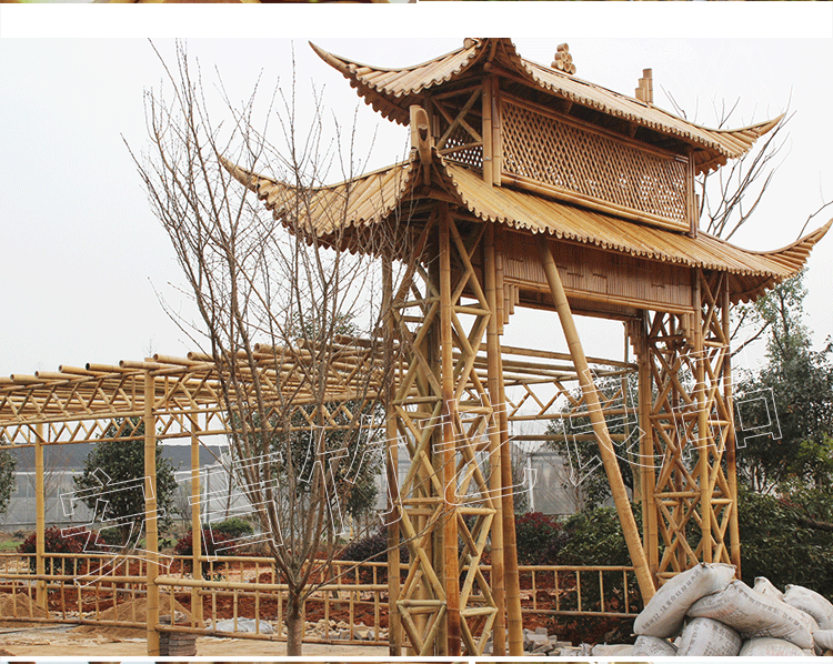 辰諾竹竿裝飾裝修竹子屏風隔斷柵欄花園搭架批發楠竹杆防腐粗細毛竹