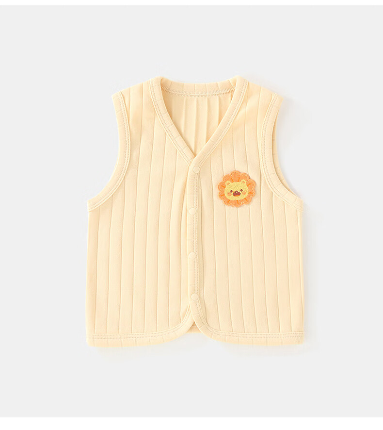 DUUDUU Baby Vest Unisex Infant Sleeveless Jacket Spring Autumn Winter Four Seasons Solid Color Newborn Outwear Blue Size 80 14
